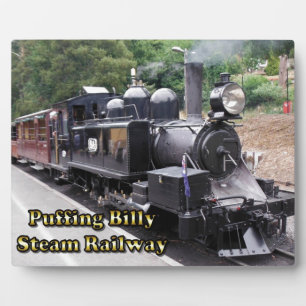 Puffing Billy Historic Steam Train in Australia Plaque