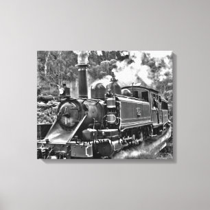 Puffing Billy Old Fashioned Steam Train Canvas Print