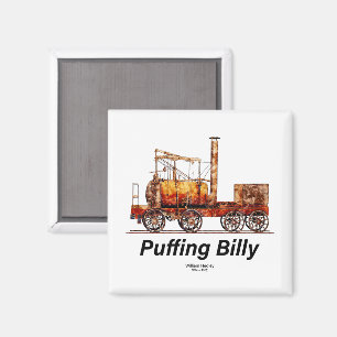 Puffing Billy Steam Train English Locomotive Magnet
