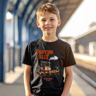 Puffing Billy Steam Train English Locomotive T-Shirt