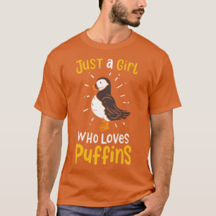 Puffins Birds Puffin Lover for Girls T-Shirt