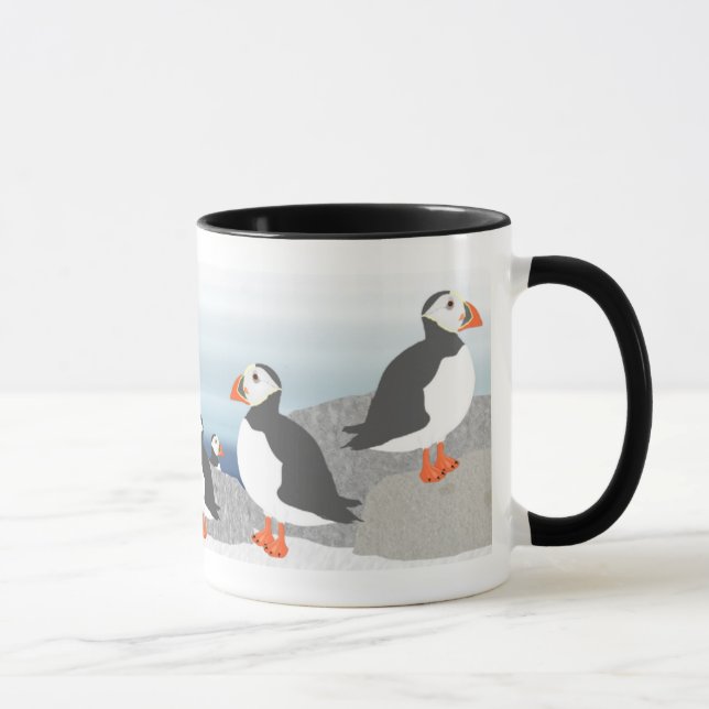 Puffins Mug (Right)