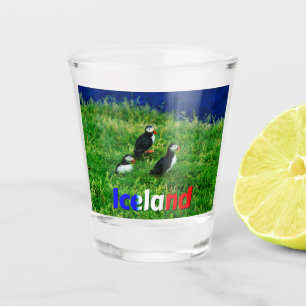 Puffins Shot Glass