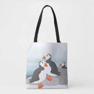Puffins Tote Bag