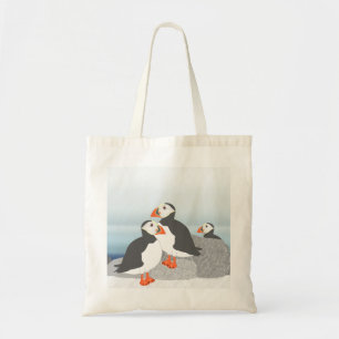 Puffins Tote Bag