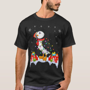 Puffins Wearing Xmas Light - Puffins Lover Christm T-Shirt