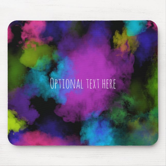 Puffs of Colour Makeup Beauty Chic Glamourous Mouse Mat (Front)