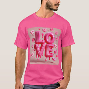 Puffy Bubblegum Dripping Love T-Shirt