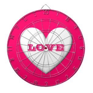 Puffy Heart Dartboard