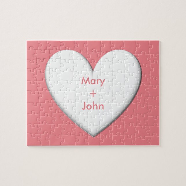Puffy Heart Jigsaw Puzzle (Horizontal)