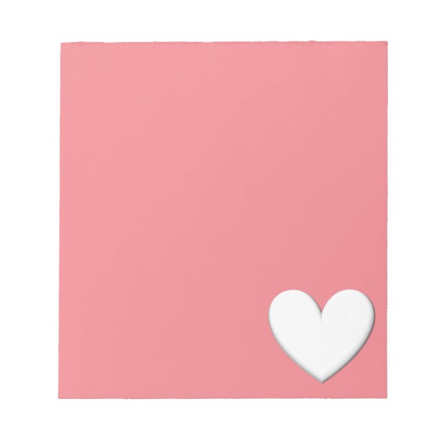 Puffy Heart Notepad (Front)