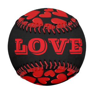 Puffy Hearts Baseball