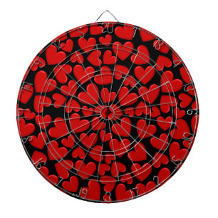Puffy Hearts Dartboard