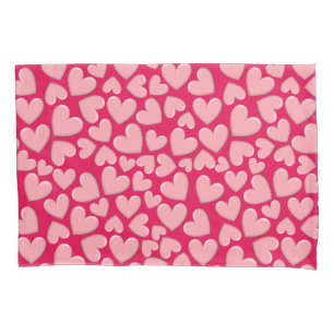 Puffy Hearts Pillowcase