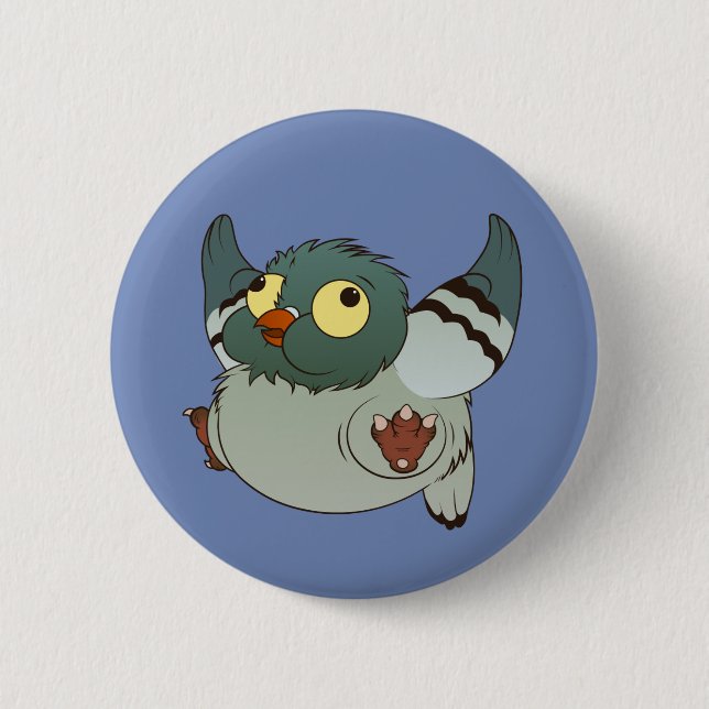 Puffy Pigeon - Puffed Puffy Badge (Front)