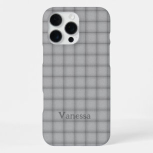 Puffy Squares Favourite Colour Chequered Custom Na iPhone 16 Pro Max Case
