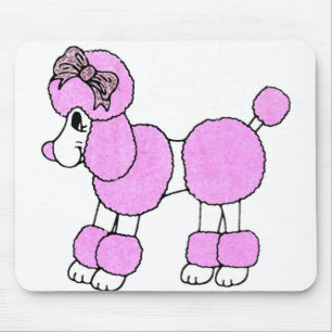 Puffy the Pink Poodle Mouse Mat