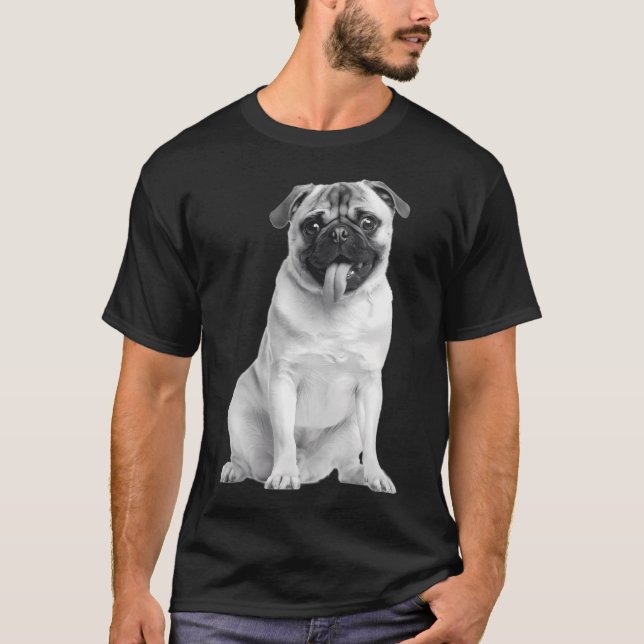 Pug 02 T-Shirt (Front)