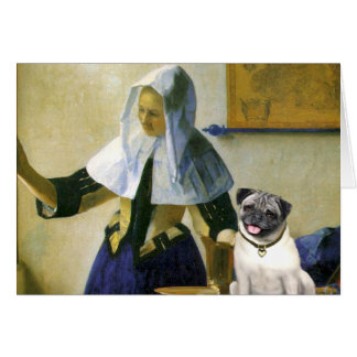 Pug 18 (fawn) - Woman with Pitcher