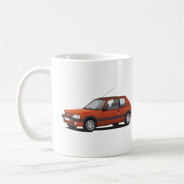 Pug 205 GTi Coffee Mug (Left)