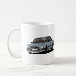 Pug 505 - 2 x blue-gray images - coffee mug