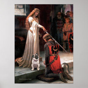 Pug 5 (fawn) - The Accolade Poster