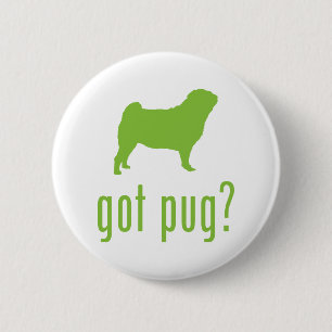 Pug 6 Cm Round Badge