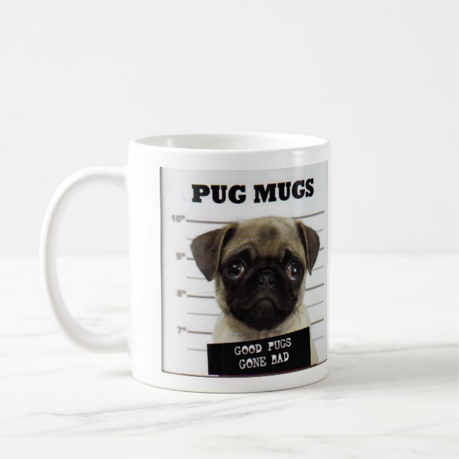 pug_8, pug_5 coffee mug (Left)