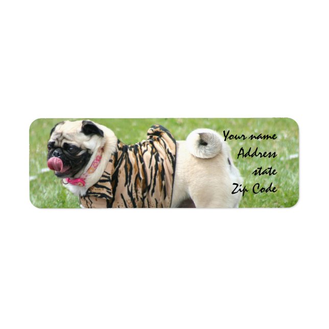 Pug Address Labels (Front)