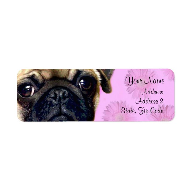 Pug Address Labels (Front)