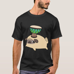 Pug and Little Djembe T-Shirt