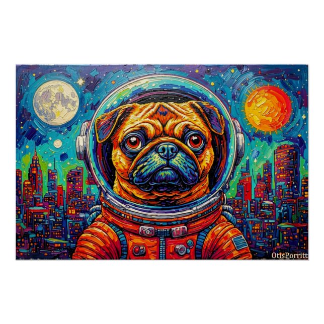 PUG ASTRONAUT-COMING HOME 5 POSTER (Front)