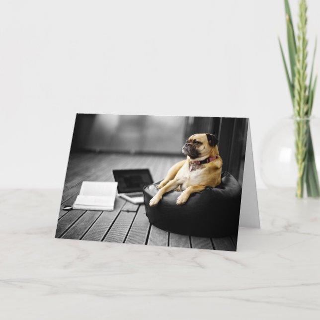 Pug at Rest Card (Front)