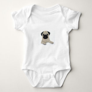 Pug Baby Bodysuit