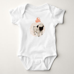pug baby bodysuit
