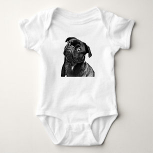 Pug Baby bodysuit or one-piece