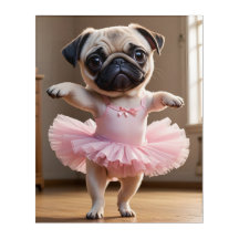 Pug Ballerina