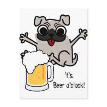Pug Beer time