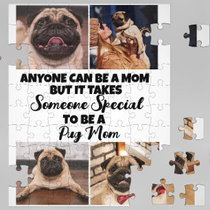 Pug...Best Mom Mother's Day customized Jigsaw Puzz Puzzle
