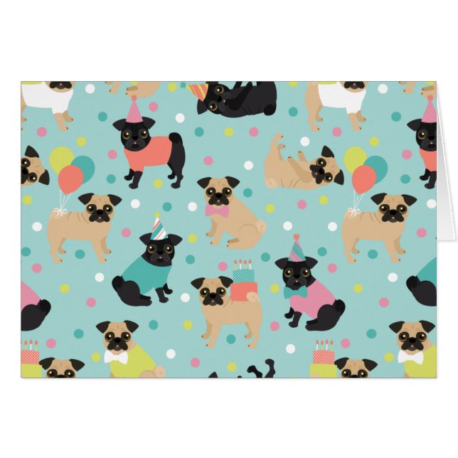 Pug Birthday (Front Horizontal)