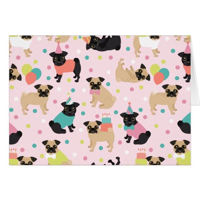 Pug Birthday (Front Horizontal)