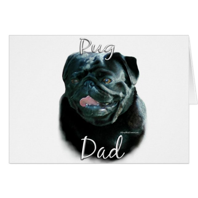 Pug (blk) Dad 2 (Front Horizontal)