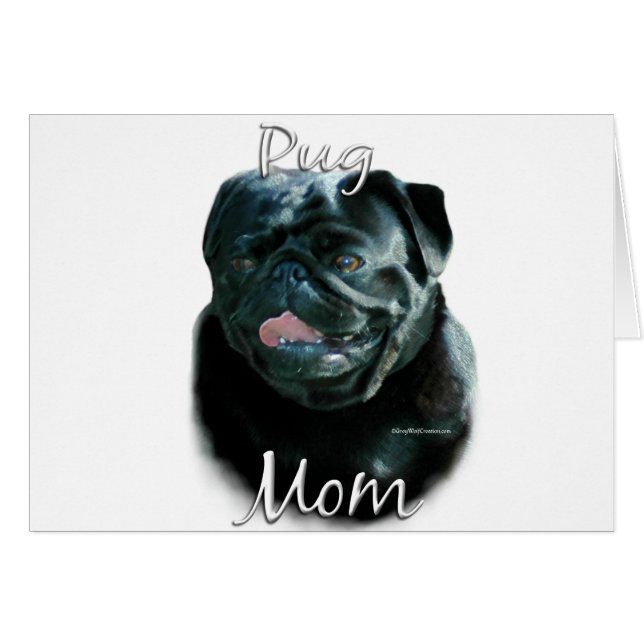 Pug (blk) Mum 2 (Front Horizontal)