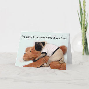 Pug Blues Card