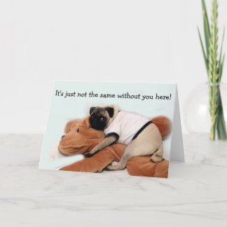 Pug Blues Card