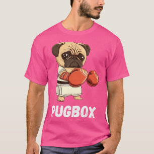 Pug Boxer Kickboxer Boxing Gloves Mma Kickboxing B T-Shirt