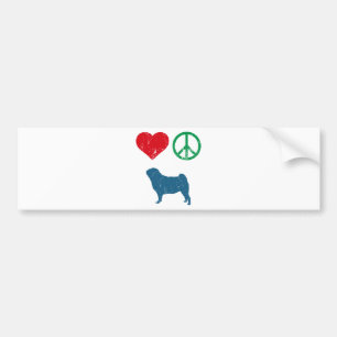 Pug Bumper Sticker