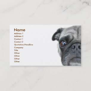 Pug Business Card