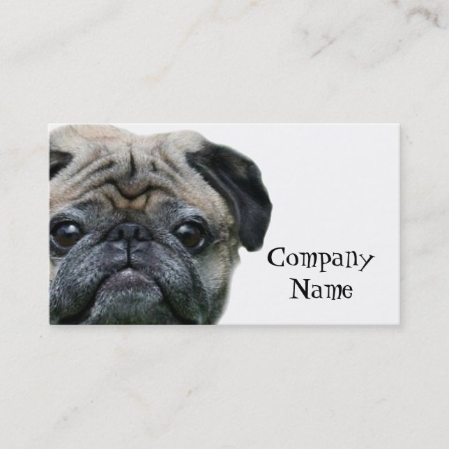 Pug Business cards (Front)