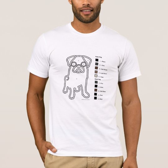 Pug by Numbers T-Shirt